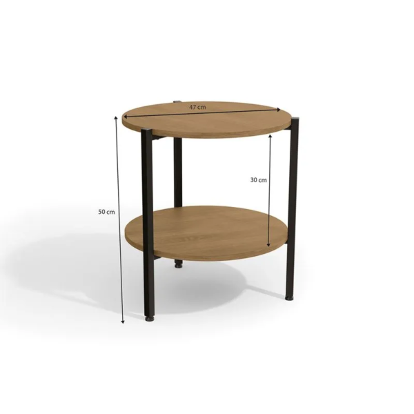 A mesa de centro é o móvel ideal para trazer mais sofisticação para o seu ambiente. Seja para compor uma sala de espera ou de reunião, o móvel pode ser utilizado para deixar a decoração do ambiente mais completa e elegante. Fabricado com tampos de MDP, com sete camadas de pintura e textura dos veios da madeira, ela conta com estrutura metálica, pintada com tinta epóxi, super-resistente a umidade, deixando ela mais durável e fácil de limpar. A mesa de centro de madeira possui espaço para colocar livros, revistas, itens decorativos e muito mais.