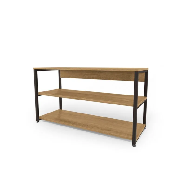 Se você precisa organizar seus calçados e quer deixar seu ambiente cheio de estilo e modernidade, esta sapateira de linha industrial é perfeita para você. Sua estrutura é metálica, pintada com tinta epóxi, super-resistente à umidade, deixando-a ainda mais durável e fácil de limpar. Já seus tampos têm uma pintura com sete camadas, garantindo maior durabilidade e beleza ao seu móvel. Ela também é super fácil de montar. Organize e decore outros ambientes da sua casa, como sala, cozinha ou banheiro com a sapateira de linha industrial.