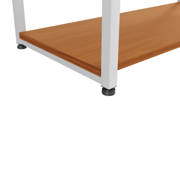 Com design moderno, amplo e estrutura firme no estilo Industrial, pintada com tinta epóxi, super-resistente a umidade, deixando ela ainda mais durável e fácil de limpar, a estante alta de madeira é a melhor escolha para quem quer manter o espaço organizado com um toque de charme. A estante em canela e aço branco possui 5 prateleiras pintadas com sete camadas, proporcionando uma melhor cobertura da cor e a textura dos veios da madeira. Ela conta com espaço de sobra para guardar livros, itens pessoais, objetos decorativos e muito mais. O acabamento em pintura touch é garantia de qualidade e durabilidade!