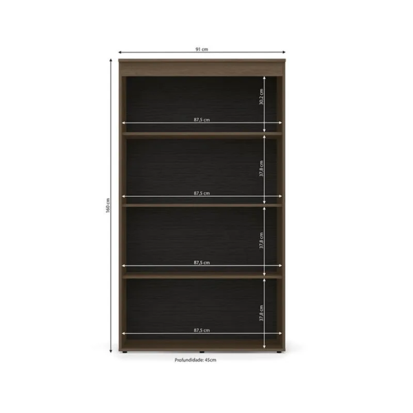 Com design diferenciado, a linha de escritório Frame foi desenvolvida para aliar modernidade e conforto, tornando o ambiente de trabalho ainda mais funcional e estiloso. Com puxadores e pés metálicos e acabamento em BP, resultam em móveis ainda mais resistentes e duráveis, perfeitos para a produtividade do dia a dia corporativo ou home office. Perfeito para organização de seus documentos, o armário F210 possui chave nas Portas e amplo espaço para facilitar a sua rotina diária no ambiente de trabalho.
