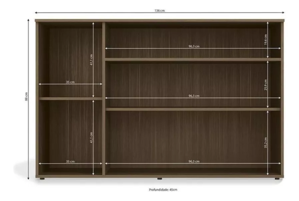 Com design diferenciado, a linha de escritório frame foi desenvolvida para aliar modernidade e conforto, tornando o ambiente de trabalho ainda mais funcional e estiloso. Com pés metálicos e acabamento em BP, resultam em móveis ainda mais resistentes e duráveis, perfeitos para a produtividade do dia a dia corporativo ou home office. O armário médio F208 com 03 portas e chave, é o móvel ideal para compor o seu escritório. De fácil organização e funcionalidade, possui espaço interno perfeito para organizar pastas e documentos de forma prática e segura.