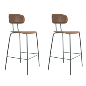 A banqueta New York combina muito com o estilo industrial, seus pés em aço preto fazem com que haja um contraste entre o couro ecológico do assento e encosto. O detalhe que possui na parte das costas, dá todo um charme para a peça. Você que busca um ambiente minimalista também será uma ótima escolha para o seu estilo.