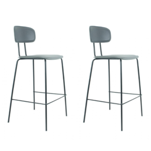 A banqueta New York combina muito com o estilo industrial, seus pés em aço preto fazem com que haja um contraste entre o couro ecológico do assento e encosto. O detalhe que possui na parte das costas, dá todo um charme para a peça. Você que busca um ambiente minimalista também será uma ótima escolha para o seu estilo.