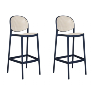 A banqueta Positano é super elegante, ideal para acompanhar bancadas de bares ou cafés! Seu encosto e assento possuem a textura de Rattan, porém por ser toda em polipropileno, ela possui uma resistência ainda maior. Seu estilo moderno e elegante faz com que ela se adéque a ambientes internos e externos.