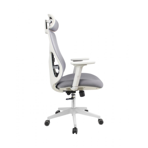 A cadeira Everest Presidente é ergonômica, ajustável e possui duas opções de cores, sendo elas, preto ou gelo. Proporciona conforto e suporte, com recursos ajustáveis para encosto, altura do assento e apoios de braço. Seu design diferenciado, garante boa postura, distribuição de peso e prevenção de dores nas costas. Ideal para um ambiente de trabalho produtivo e saudável.