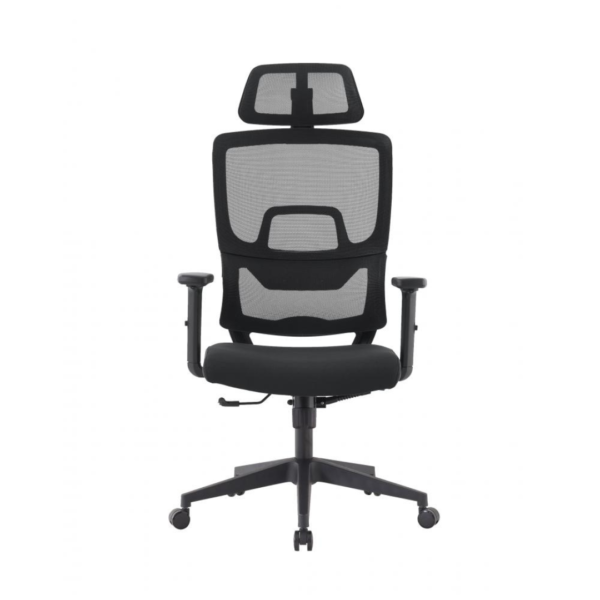 A cadeira Chelsea Presidente, certificada pela NR17, é ideal para trabalhar com conforto no escritório ou em casa. Totalmente ajustável, com braços, assento e encosto reguláveis, ela adapta-se às necessidades do usuário. Seu assento em espuma injetada proporciona conforto juntamente ao encosto em tela com lombada ergonômica, que previne dores nas costas.
