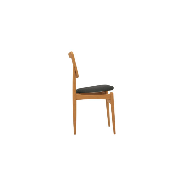 A cadeira Stela é a escolha certa! Com um estilo único e muito moderno, ela é produzida em estrutura resistente, de madeira de eucalipto, garantindo mais durabilidade. Entregue montada, ela suporta até 120 kg, além de combinar com todas as ocasiões, e com medidas de 88 cm de altura, sendo 50 cm a altura do assento, 45,5 cm de largura e 53 cm de profundidade, para ainda mais comodidade, o assento possui um design curvo, acomodando perfeitamente à mesa, e sendo estofado com tecido corino chumbo, garante um toque suave e gostoso para uma sala de jantar ainda mais completa. Os destaques ficam para a telinha cor chumbo no encosto da cadeira, que além de trazer modernidade, torna a peça ainda mais diferenciada. Os pés, torneados palitos, aliados ao assento flutuante, são outro diferencial que chama atenção na peça e transformam seu espaço e momentos, garantindo ainda mais beleza e sofisticação.