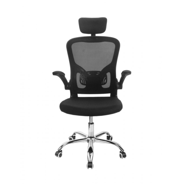 A cadeira Detroit é uma escolha ideal para o ambiente de trabalho! Com seu assento em espuma, base cromada e estrutura em polipropileno, ela oferece o conforto perfeito. Além disso, seus braços retráteis são ideais para espaços compactos, pois facilitam a acomodação da cadeira quando não está em uso. Ela ainda conta com um apoio de cabeça para maior comodidade.