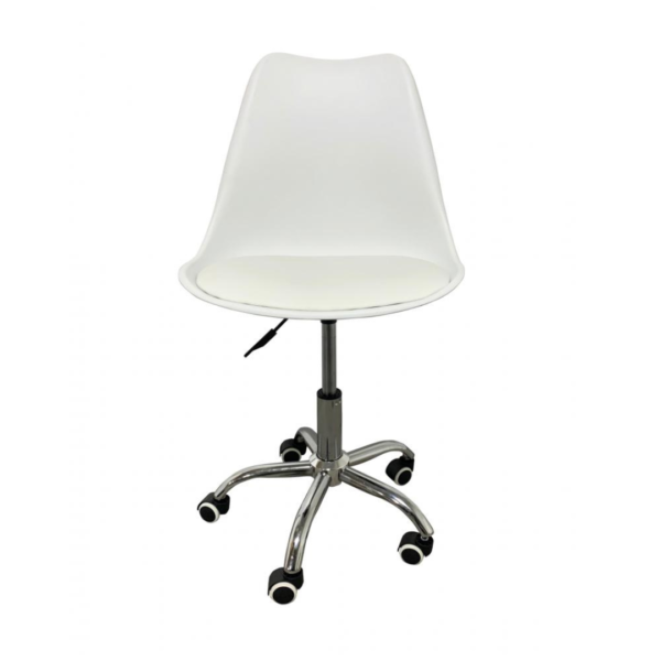 A cadeira Chicago é uma elegante combinação de couro ecológico, polipropileno e aço cromado. Sua estética minimalista e delicada a torna perfeita para diversos ambientes, como quartos, consultórios e home offices. Complemente seu espaço com estilo e funcionalidade através dessa cadeira.