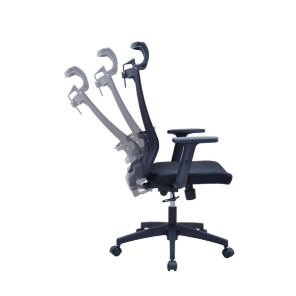 A cadeira Brooklyn por ser ergonômica ela é ideal para trabalhar! Ela é totalmente ajustável, seus braços, assento, encosto e apoio de cabeça. Isso fará a cadeira se adaptar a pessoa que está usando. Seu assento em espuma injetada é muito confortável também, e seu encosto em tela com apoio de lombar, evitarão suas dores nas costas.