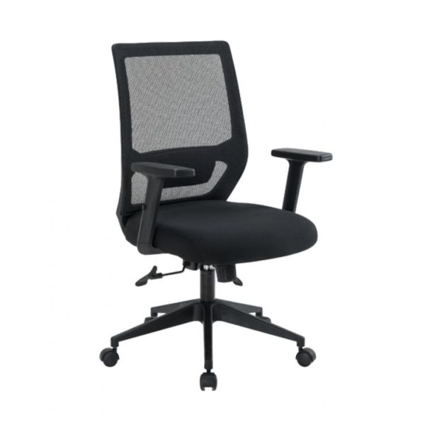 A cadeira Genebra Diretor por ser ergonômica ela é ideal para trabalhar, seja no escritório ou em casa. Ela é totalmente ajustável, seus braços, assento e encosto. Isso fará a cadeira se adaptar a pessoa que está usando. Seu assento em espuma injetada é muito confortável também, e seu encosto em tela com apoio de lombar, evitarão suas dores nas costas.