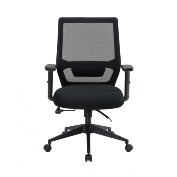 A cadeira Genebra Diretor por ser ergonômica ela é ideal para trabalhar, seja no escritório ou em casa. Ela é totalmente ajustável, seus braços, assento e encosto. Isso fará a cadeira se adaptar a pessoa que está usando. Seu assento em espuma injetada é muito confortável também, e seu encosto em tela com apoio de lombar, evitarão suas dores nas costas.