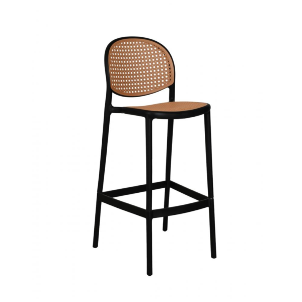 A banqueta Positano é super elegante, ideal para acompanhar bancadas de bares ou cafés! Seu encosto e assento possuem a textura de Rattan, porém por ser toda em polipropileno, ela possui uma resistência ainda maior. Seu estilo moderno e elegante faz com que ela se adéque a ambientes internos e externos.