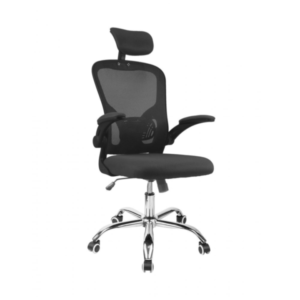 A cadeira Detroit é uma escolha ideal para o ambiente de trabalho! Com seu assento em espuma, base cromada e estrutura em polipropileno, ela oferece o conforto perfeito. Além disso, seus braços retráteis são ideais para espaços compactos, pois facilitam a acomodação da cadeira quando não está em uso. Ela ainda conta com um apoio de cabeça para maior comodidade.