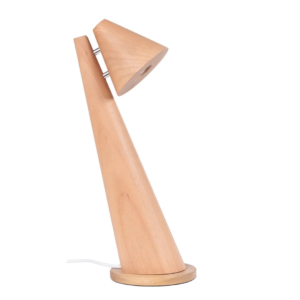 Luminária de mesa feita em madeira. Peça de design elegante que agrega um diferencial a decoração. Desenvolvido e fabricado nacionalmente pela Modali Design.