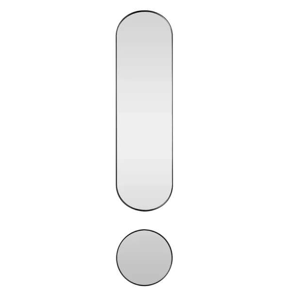 Algumas coisas são tão óbvias, que sequer precisam ser explicadas. Espelho! É a mais pura representação deste conceito, que de forma óbvia, se apropria do formato e se autodenomina: um Espelho! A forma do ponto de exclamação se traduz em um espelho de corpo inteiro, possibilitando enxergar dos pés à cabeça. Uma moldura rigorosamente feita em aço, emoldura a peça e traz cor e profundidade para a peça. Só não vale inverter a posição para não teres um “i”.Desenhado pelo arquiteto e designer de interiores Tiago Curioni e desenvolvido e fabricado nacionalmente pela Modali Design.